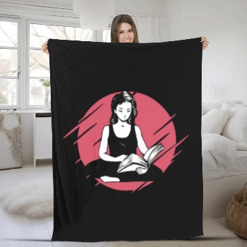 Discover Busy Reading Book Lover Activity Book Literature Fleece Blankets