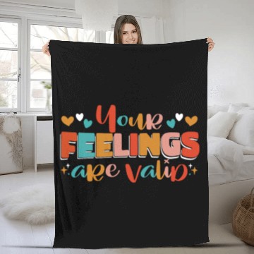 Discover Psychology Psychologist Mental Health Awareness Fleece Blankets