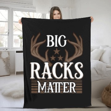 Discover Deer Hunting Deer Hunter Hunting Season Buck Hunt Fleece Blankets