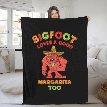 Discover Cinco de Mayo Cryptozoology Bigfoot Fiesta Cryptid Fleece Blankets