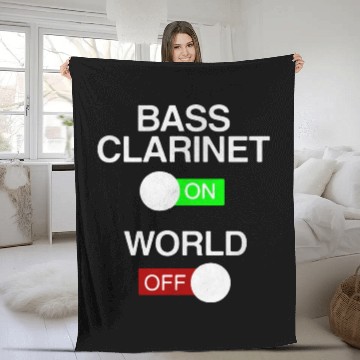Discover Bass Clarinet On World Off Fleece Blankets