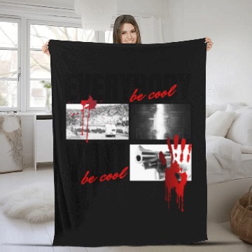 Discover Everybody be cool You be cool Design Fleece Blankets