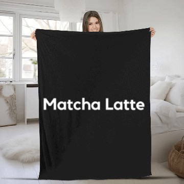 Discover Matcha Latte Fleece Blankets