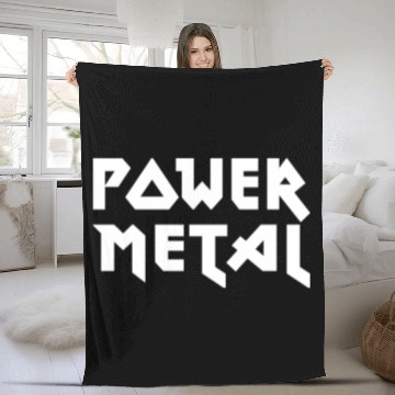 Discover Power Metal for Metalheads Fleece Blankets