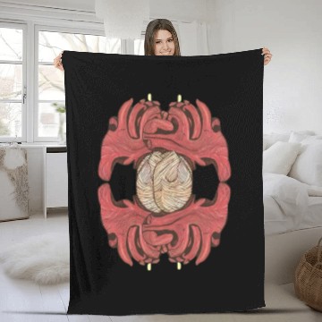 Discover Heart after thinking about life Fleece Blankets