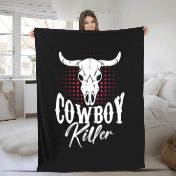Discover Cowboy Killer Fleece Blankets