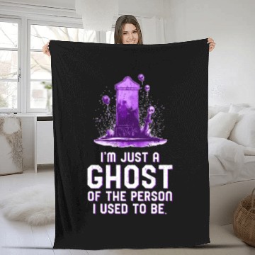 Discover A Ghost Of Who I Used To Be Emo Unisex Fleece Blankets