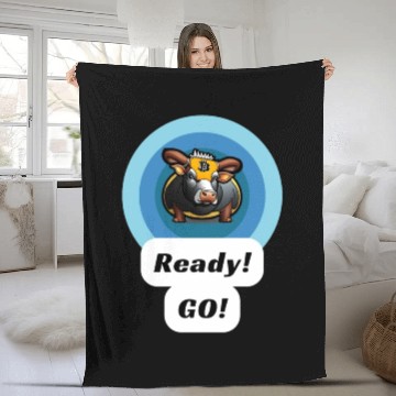 Discover Bitcoin Ready Go Fleece Blankets