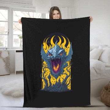 Discover Vampire Dragon Fleece Blankets