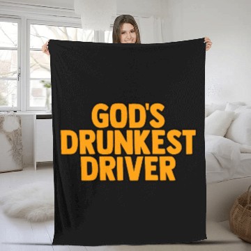 Discover God's Drunkest Driver 2 Fleece Blankets