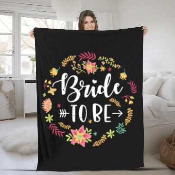 Discover bride to be I bachelorette party Fleece Blankets