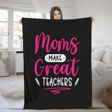 Discover Mothers Day Teacher Grandma Teaching Mother Fleece Blankets