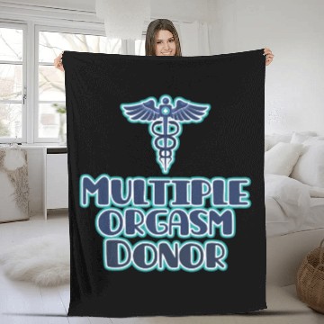 Discover Multi Orgasm Donor Fleece Blankets