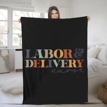 Discover Labor and Delivery Nurse ,L&D RN,Maternity Babies Fleece Blankets