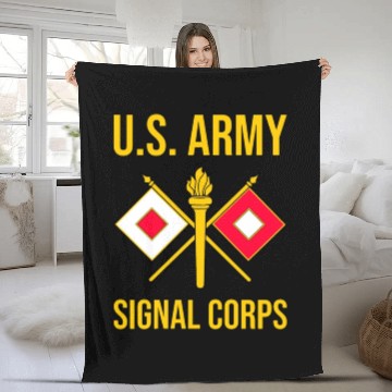 Discover ARMY SIGNAL CORPS BRANCH USASC US Fleece Blankets