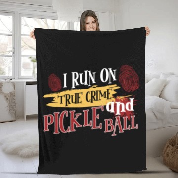 Discover True Crime Murder Spy Crime Interest Gift Idea Fleece Blankets