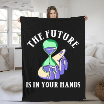 Discover Earth Hour Time Environmentalist Save The Planet Fleece Blankets