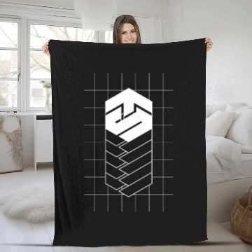 Discover Tech Steve White V-Groved Collection Fleece Blankets