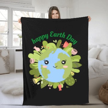 Discover Happy Earth Day Fleece Blankets