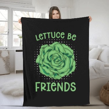 Discover Vegan Chef Lettuce Be Friends Veganism Vegan Chefs Fleece Blankets