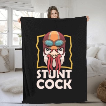 Discover Cock Stunt Cock Chicken Lovers Cock Lover Fleece Blankets