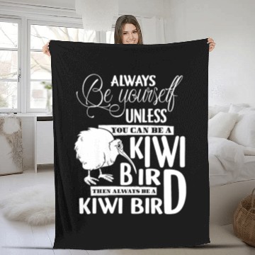 Discover You Can Be A Kiwi Bird Fleece Blankets