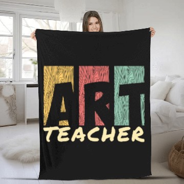 Discover Art Teaching I Art Teacher Fleece Blankets