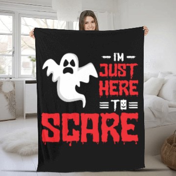 Discover Halloween Paranormal Ghost Hunters Horror Fans Fleece Blankets