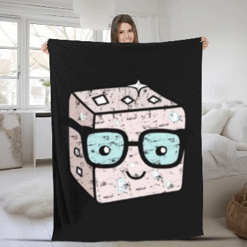 Discover Sweet Sugar Sugar Cubes Nerd Refined Fleece Blankets