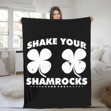 Discover St Patrick Saint Patrick s Day Irish Green Ireland Fleece Blankets