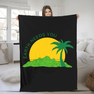 Discover World Environment Day Fleece Blankets