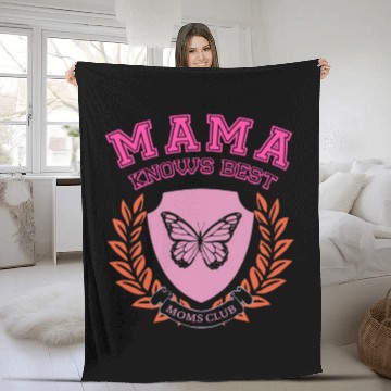Discover Mama Knows Best Moms Club Fleece Blankets