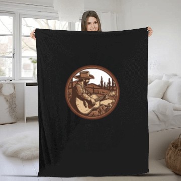 Discover but first coutry music Fleece Blankets