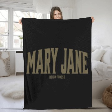 Discover Mary Jane Marijuana Funny Graphic Fleece Blankets Fleece Blankets