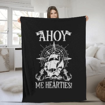 Discover Ahoy, me hearties! - Pirate Fleece Blankets