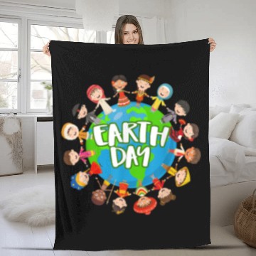 Discover Earth Day 2023 Fleece Blankets