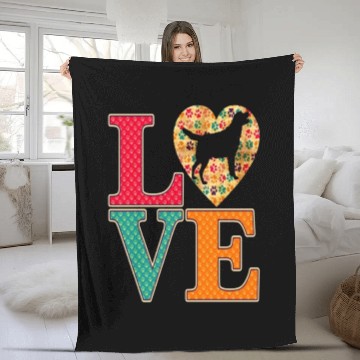 Discover Love Labrador Retrievers Best Labrador Retriever Fleece Blankets