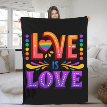 Discover love is love | lgbtq community Fleece Blankets