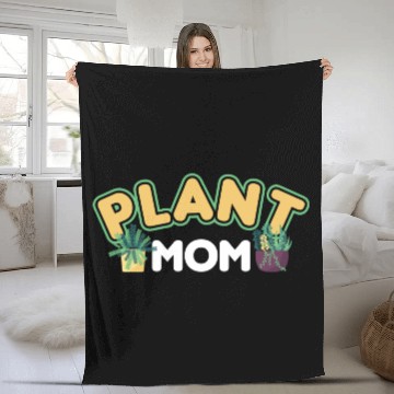 Discover Plant Mom Plant Whisperer Plants Cactus Lover Fleece Blankets