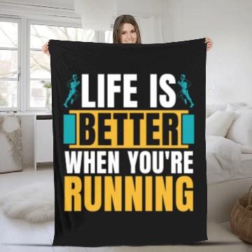 Discover Cross Country Running Life Is Better When Athletic Fleece Blankets