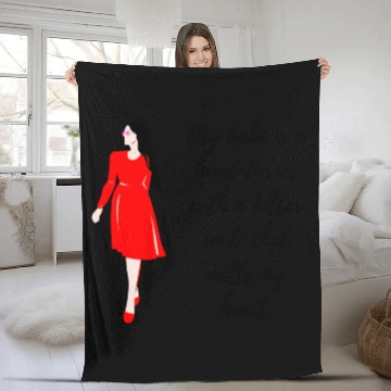 Discover The Allure of My Hot Girlfriend Fleece Blankets