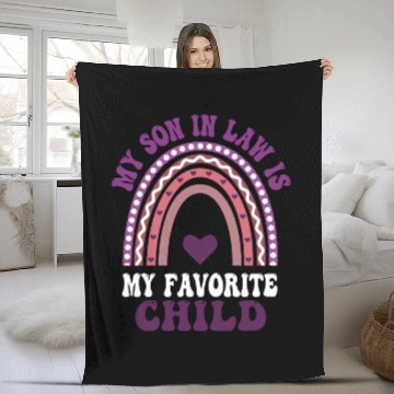 Discover My Son In Law is My Favorite Child Fleece Blankets