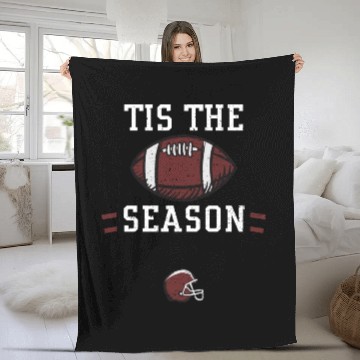 Discover Tis The Season - Football Fleece Blankets