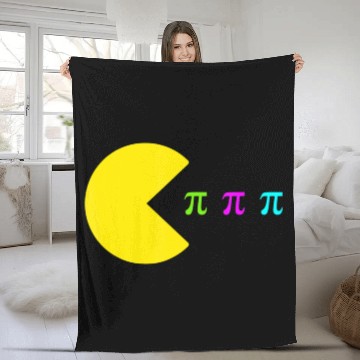 Discover Video Game Pi Day Gamer Math Teacher Kids Boys Men Fleece Blankets