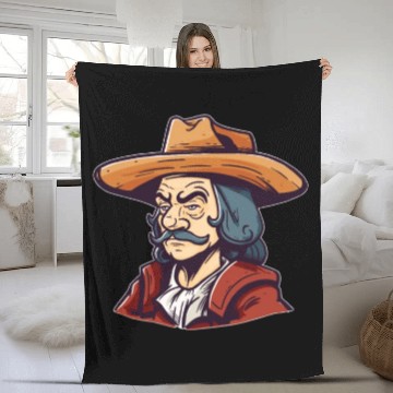 Discover Columbus Day 1492 Fleece Blankets