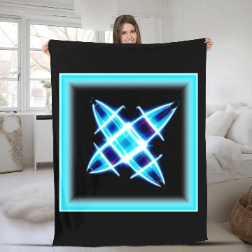 Discover Glowing Patterns for Modern Art Fleece Blankets