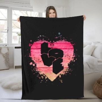 Discover i love you Fleece Blankets