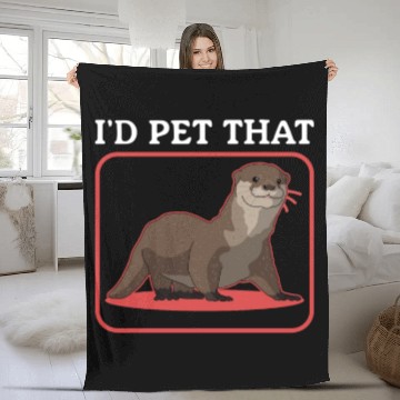 Discover Otters Lover Pet That Otter Fleece Blankets