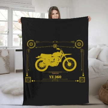 Discover YZ360 motocycle motocross Fleece Blankets