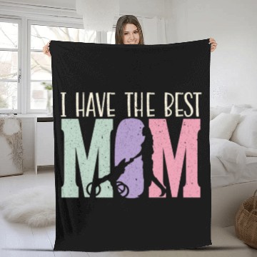 Discover Motherhood Mommy Best Mom Ever Mama Mothers Day Fleece Blankets